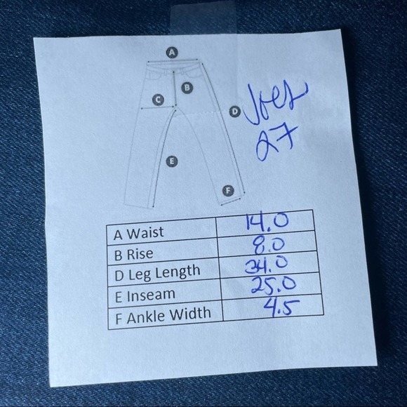 JOE'S SKINNY ANKLE DENIM JEANS - 27 - Picture 8 of 8